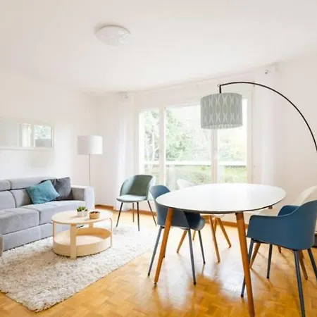 Spacious 52 Sqm Cozy Flat - Free Parking - 10 Min To Old Town * ローザンヌ