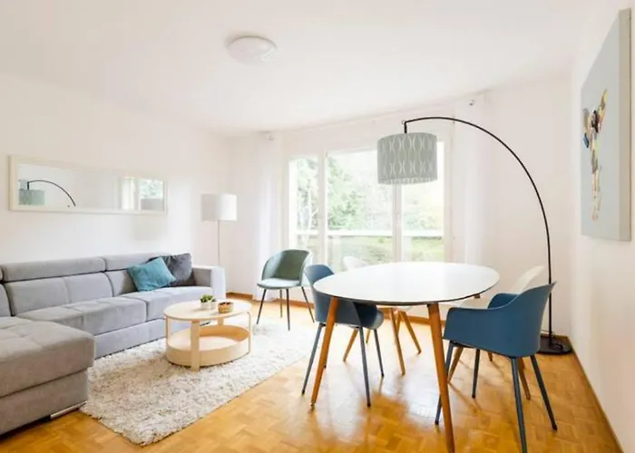 Spacious 52 Sqm Cozy Flat - Free Parking - 10 Min To Old Town * Lozanna